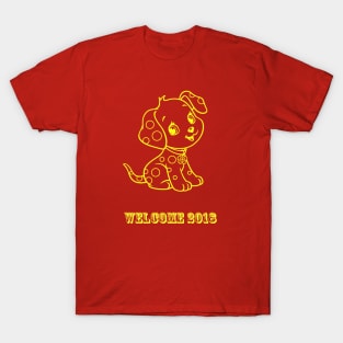 Welcome 2018 Doggie T-Shirt T-Shirt